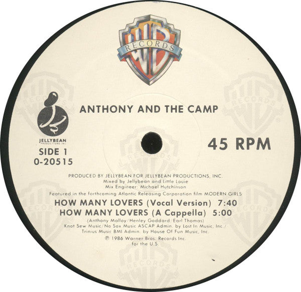 Anthony And The Camp - How Many Lovers