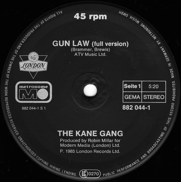 The Kane Gang - Gun Law