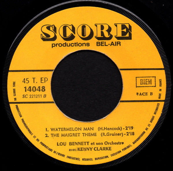 Lou Bennett Et Son Quintette Avec Kenny Clarke - Lou Bennett Et Son Quintette Avec Kenny Clarke
