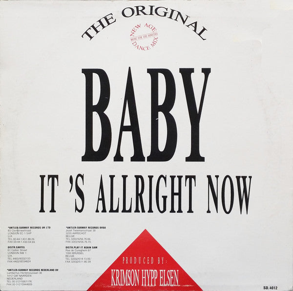 Miss Nicky Trax - Baby, It's Allright Now