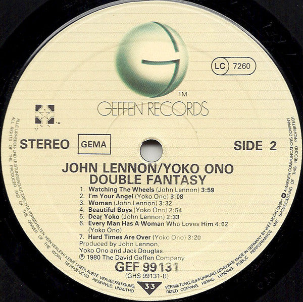 John Lennon & Yoko Ono - Double Fantasy