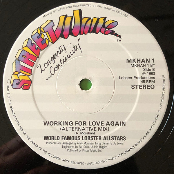 World Famous Lobster Allstars - Working For Love Again