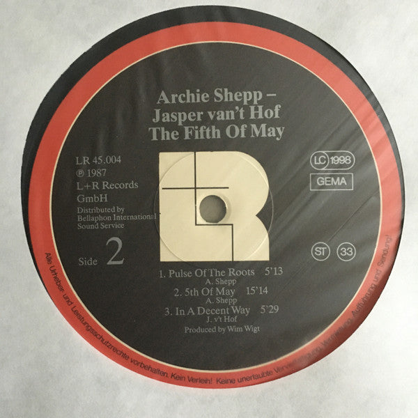 Archie Shepp · Jasper Van't Hof - The Fifth Of May