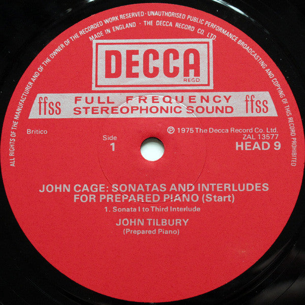 John Cage - Mr. John Cage's Prepared Piano