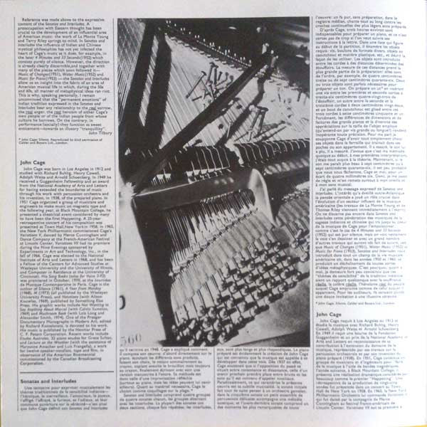 John Cage - Mr. John Cage's Prepared Piano