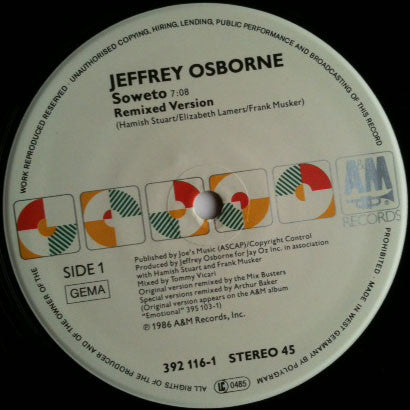 Jeffrey Osborne - Soweto