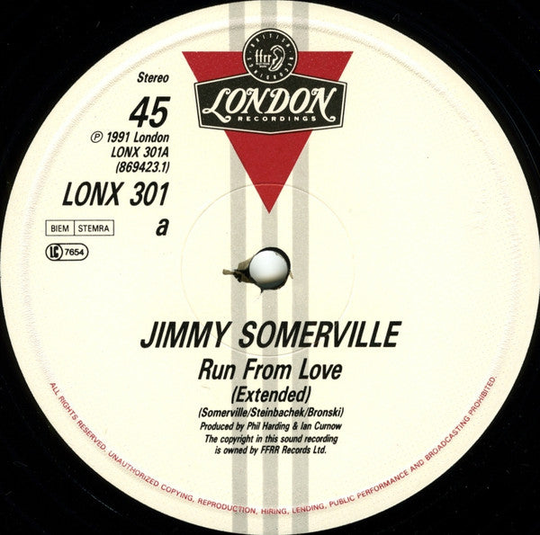 Jimmy Somerville - Run From Love