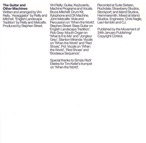 The Durutti Column - The Guitar And Other Machines