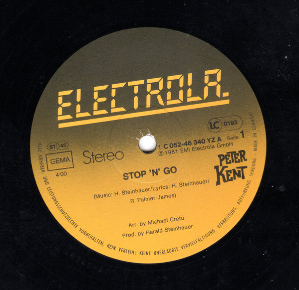 Peter Kent - Stop 'N' Go