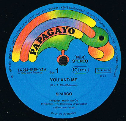 Spargo - You And Me