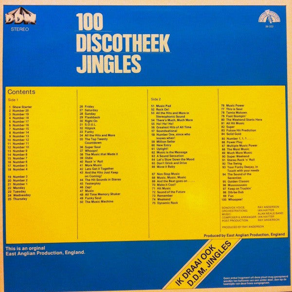 East Anglian Productions - 100 Discotheek Jingles 2