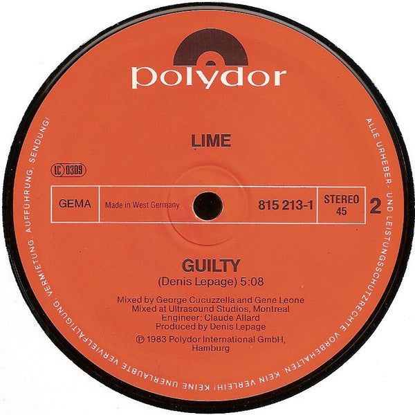Lime (2) - Guilty (Special New Club-Mix)
