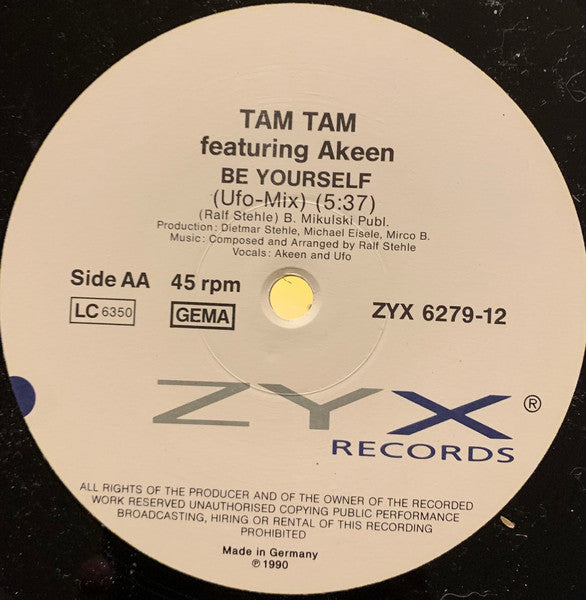 Tam Tam (5) Featuring Akeen - Be Yourself