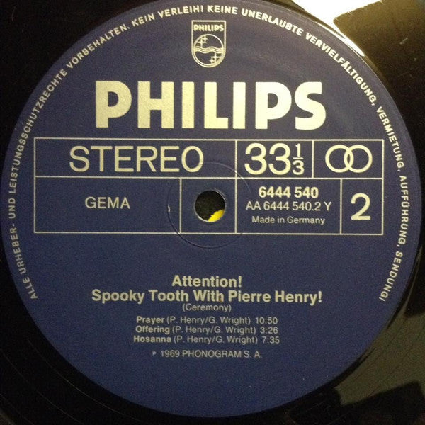 Spooky Tooth With Pierre Henry - Ceremony
