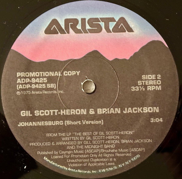 Gil Scott-Heron & Brian Jackson - Johannesburg