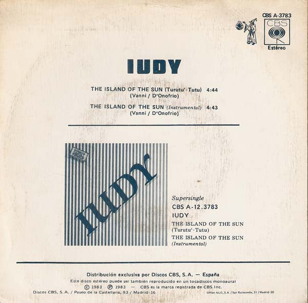 Iudy - The Island Of The Sun