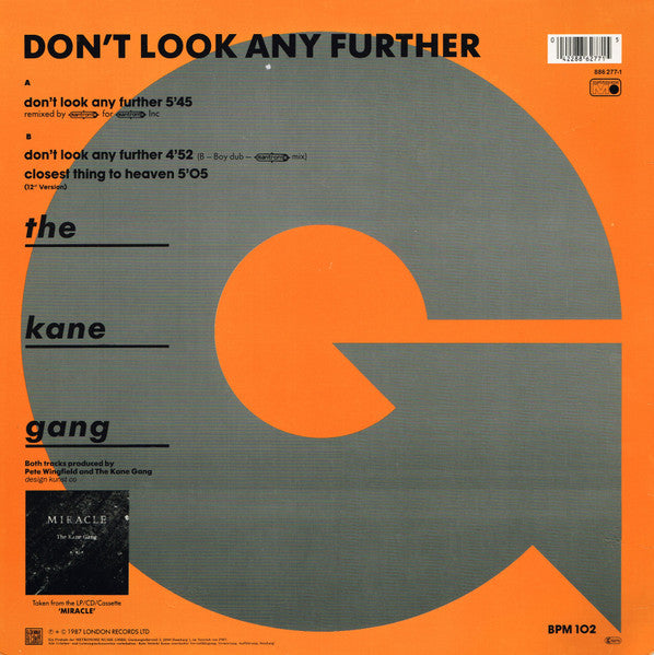 The Kane Gang - Don't Look Any Further