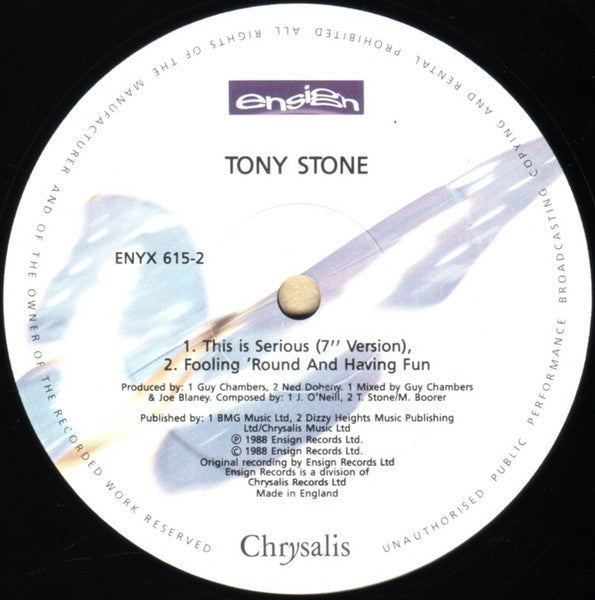 Tony Stone - This Is Serious