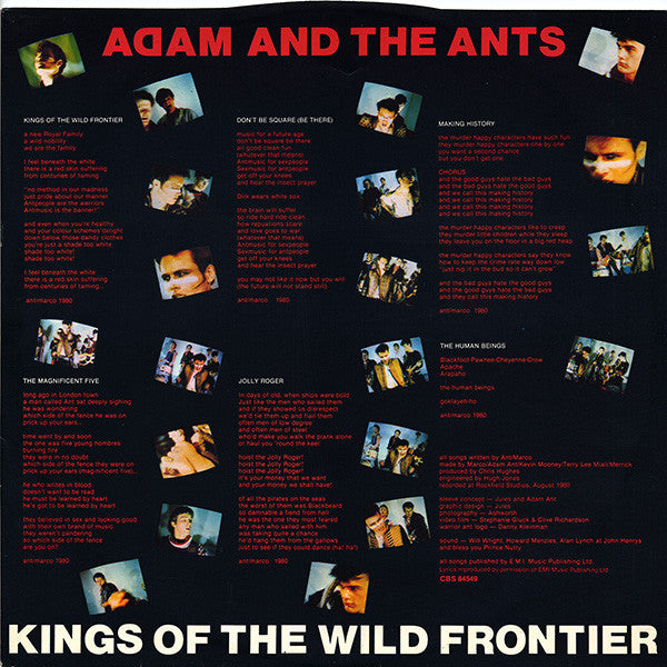 Adam And The Ants - Kings Of The Wild Frontier