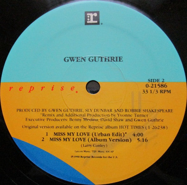 Gwen Guthrie - Miss My Love