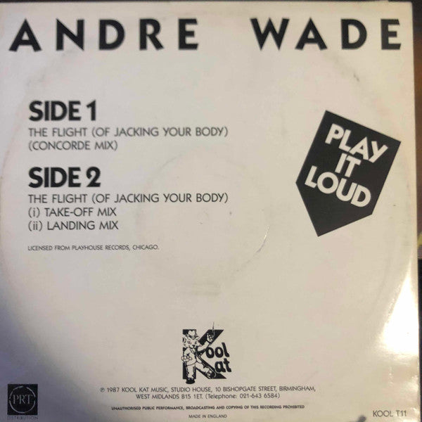 Andre Wade - The Flight (Of Jacking Your Body)