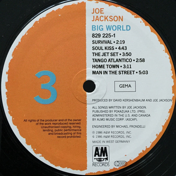 Joe Jackson - Big World