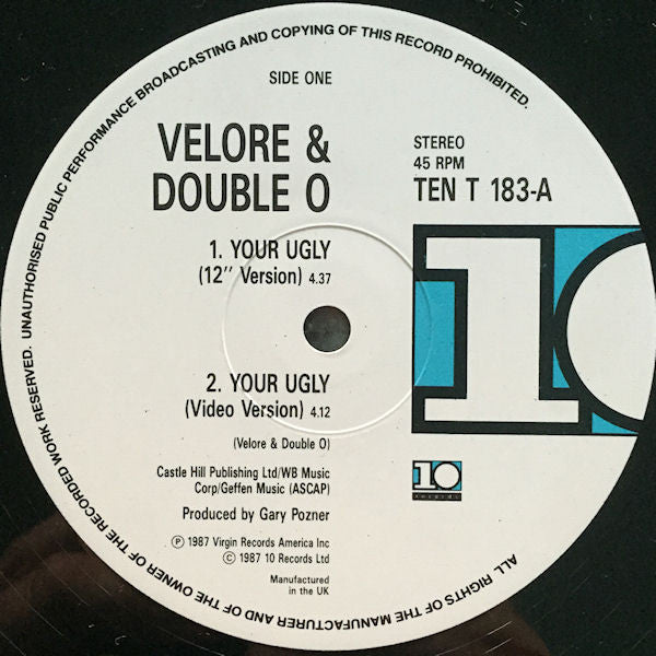 Velore & Double-O - Your Ugly