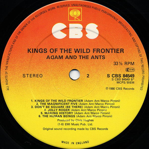 Adam And The Ants - Kings Of The Wild Frontier