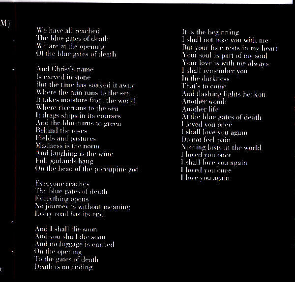 Current 93 - Earth Covers Earth