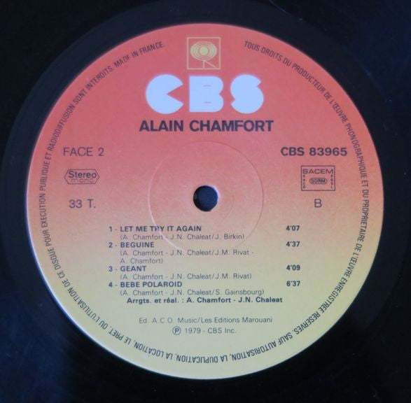 Alain Chamfort - Poses