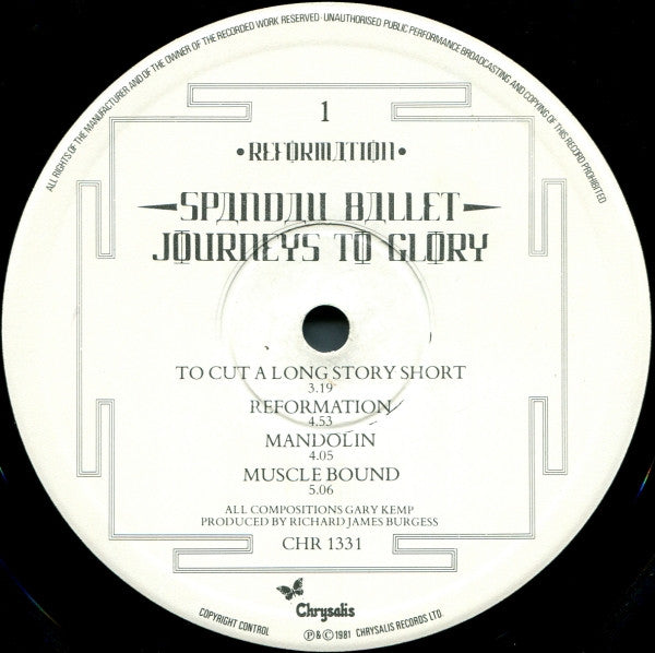 Spandau Ballet - Journeys To Glory
