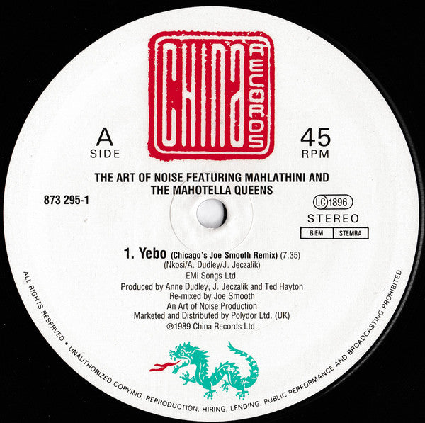 The Art Of Noise - Yebo! (Chicago's Joe Smooth Remix)