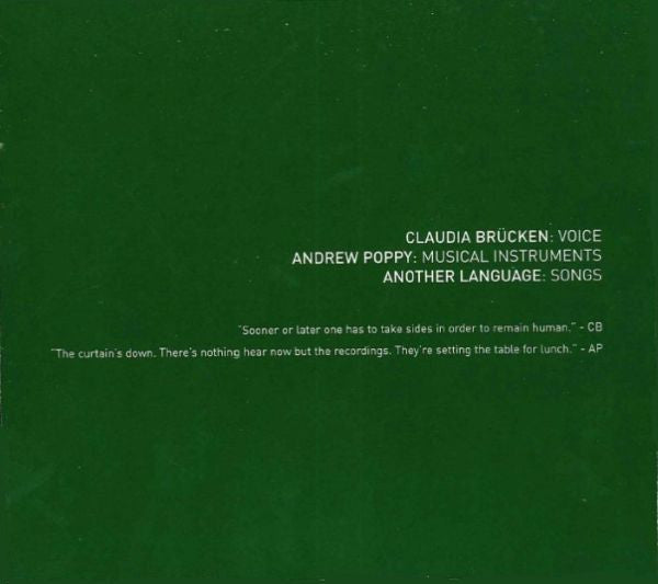 Claudia Brücken + Andrew Poppy - Another Language
