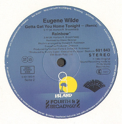 Eugene Wilde - Chey Chey Kulé