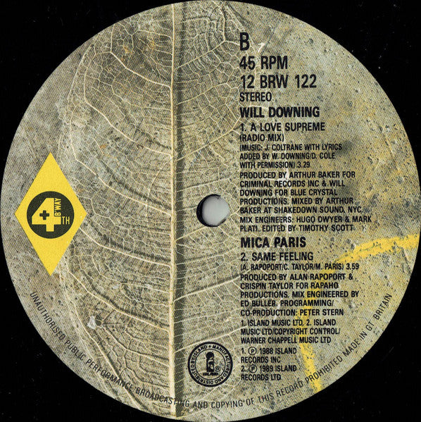 Mica Paris And Will Downing - Where Is The Love
