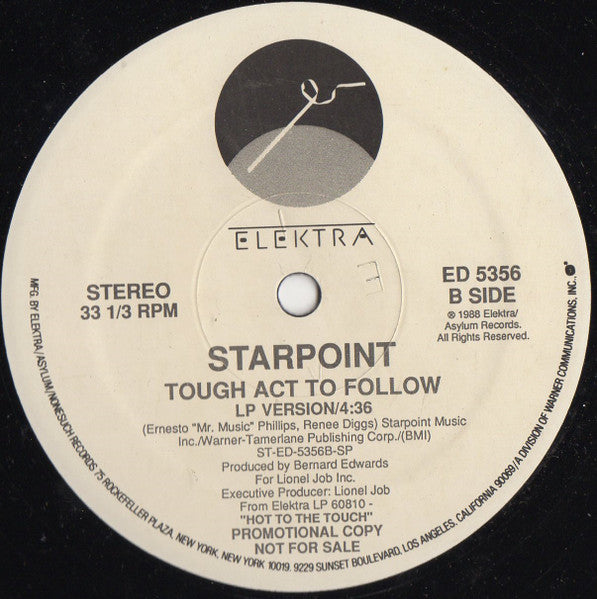 Starpoint - Tough Act To Follow
