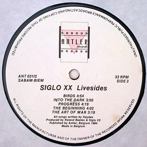 Siglo XX - Live Sides