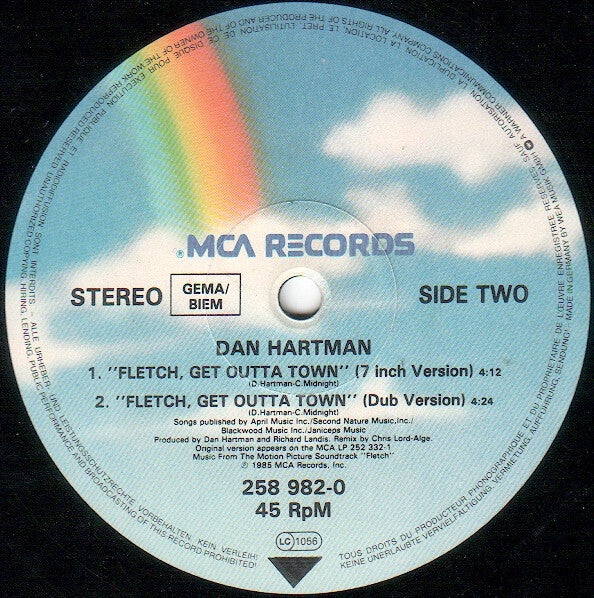 Dan Hartman - Get Outta Town