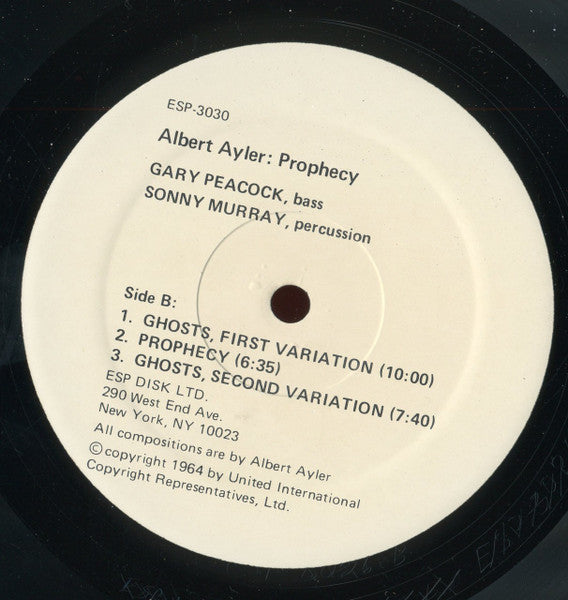 Albert Ayler - Prophecy