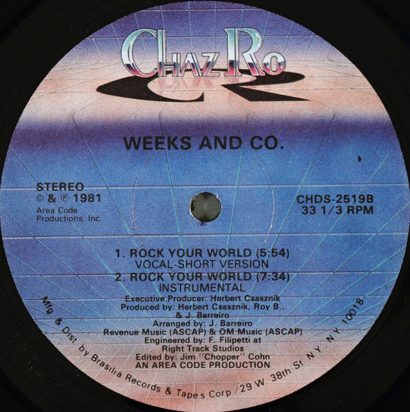 Weeks & Co. - Rock Your World