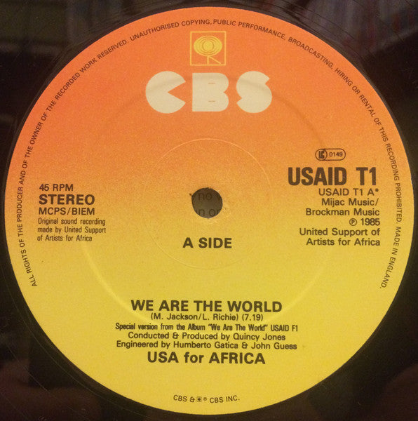 USA For Africa - We Are The World