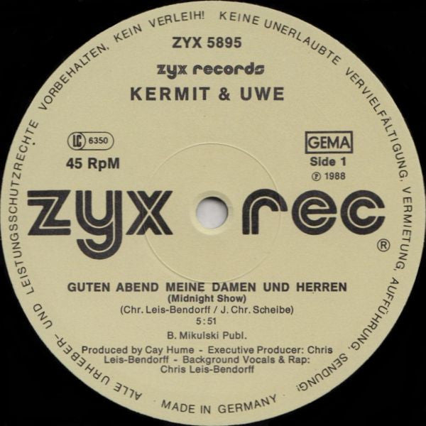 Kermit & Uwe - Guten Abend Meine Damen Und Herren
