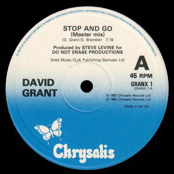 David Grant - Stop And Go (Master Mix)