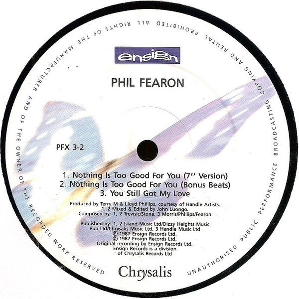 Phil Fearon - Nothing Is Too Good For You