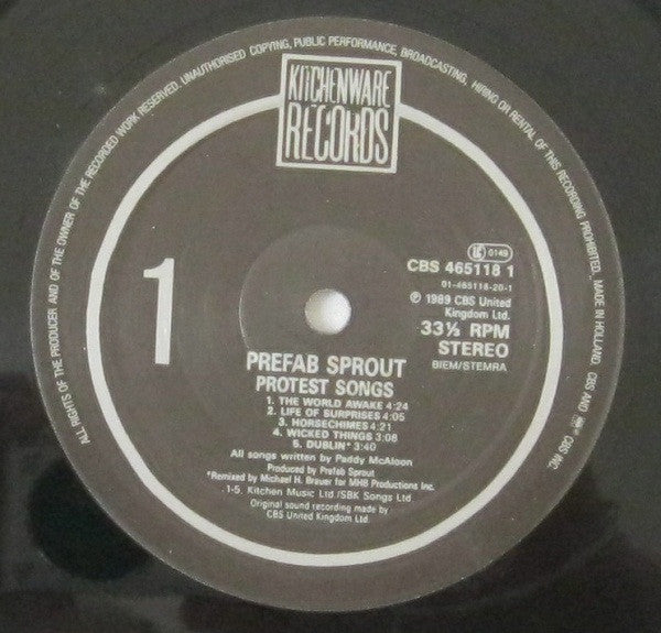 Prefab Sprout - Protest Songs