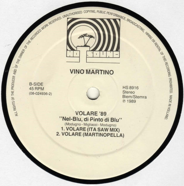 Vino Martino - Volare '89