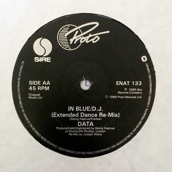 Data (2) - Ricocheted Love / In Blue-D.J.