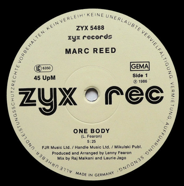 Marc Reed - One Body