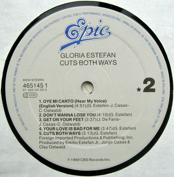 Gloria Estefan - Cuts Both Ways