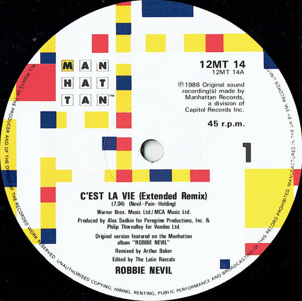 Robbie Nevil - C'Est La Vie